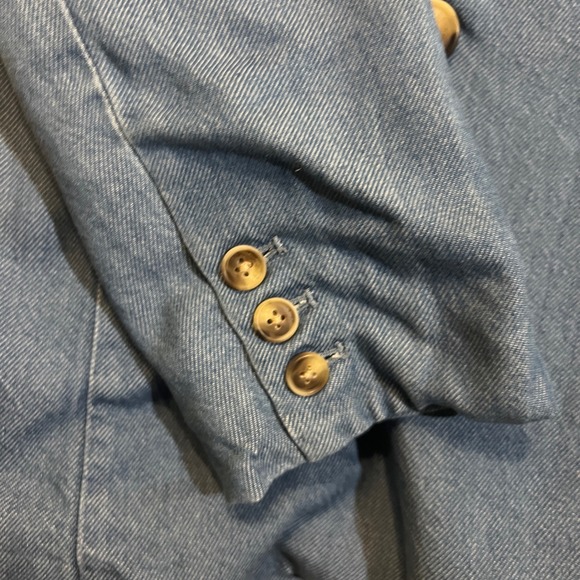 Sundance Oaklee Denim Double Breasted Blazer Jacket, Women's Size S - Picture 12 of 14